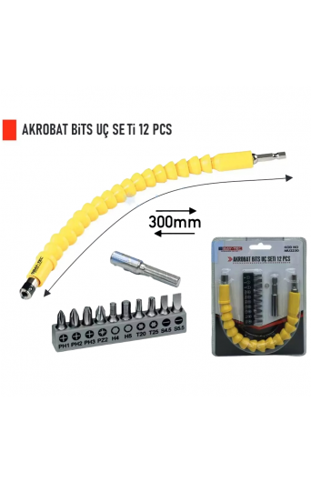 AKROBAT BİTS UÇ SETİ 12 PCS