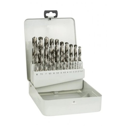 Matkap Ucu Seti (Full Ground - Beyaz) - 1mm - 10 mm / 19 Pcs Seti