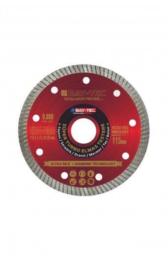 SÜPER TURBO ELMAS TESTERE / İNCE