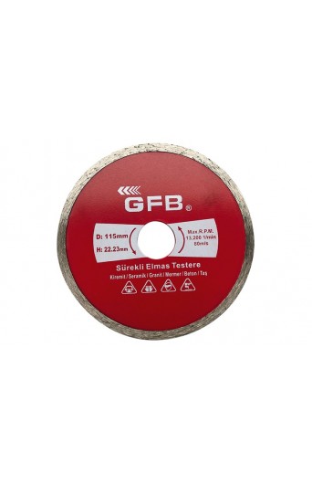 Sürekli Turbo Elmas Mermer - Granit Kesici